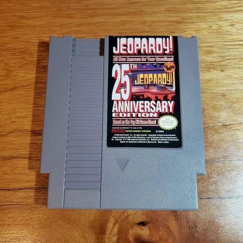 Jeopardy! 25th Anniversary Edition, 1990, Nintendo Entertainment System, NES