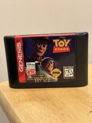 Sega Genesis Toy Story Disney Cartridge TESTED WORKING