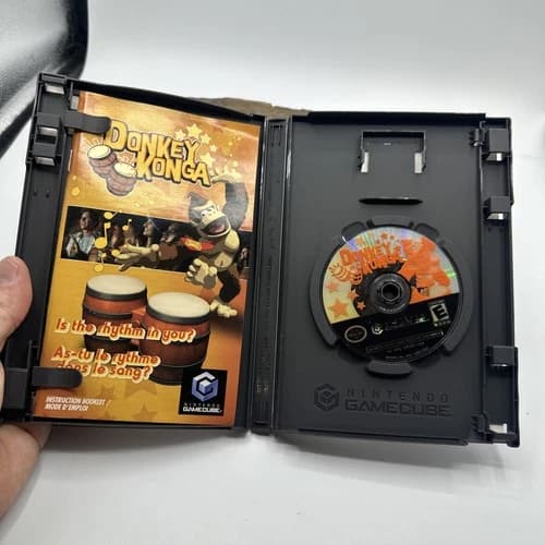 Donkey Konga Nintendo GameCube, 2004 Complete With MANUAL Tested & Working 🔥🔥