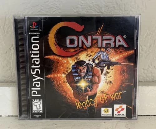 Contra: Legacy of War Konami Sony Playstation 1 PS1 Complete CIB w/ Manual