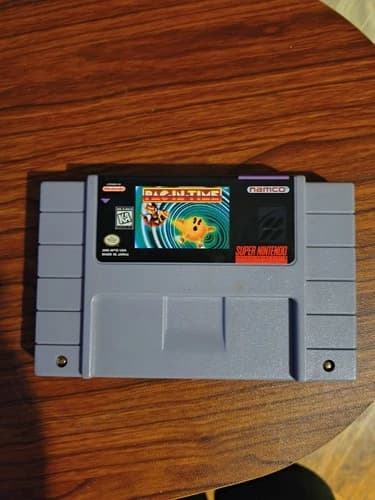 Nintendo snes, pac-in-time game cartridge