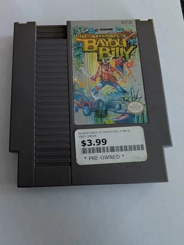 Vintage NES Nintendo Entertainment System The Adventures of Bayou Billy Tested 1