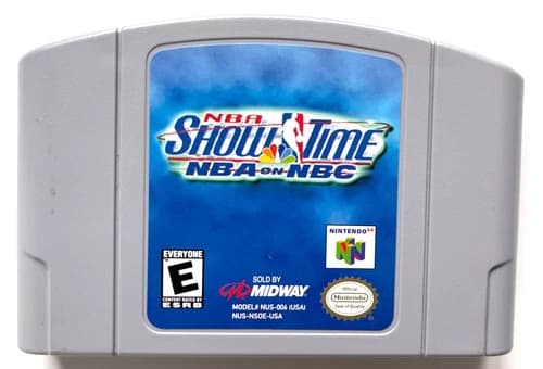 VINTAGE NINTENDO 64 "NBA SHOW TIME" BASKETBALL GAME NBA ON NBC FOR THE N64