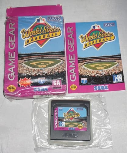 World Series of Baseball (Sega Game Gear) Complete in Box CIB