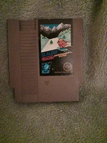 Slalom Nintendo Entertainment System (NES) game cartridge.