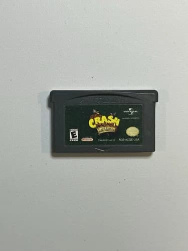 Crash Bandicoot: The Huge Adventure - Nintendo Game Boy Advance GBA - Tested
