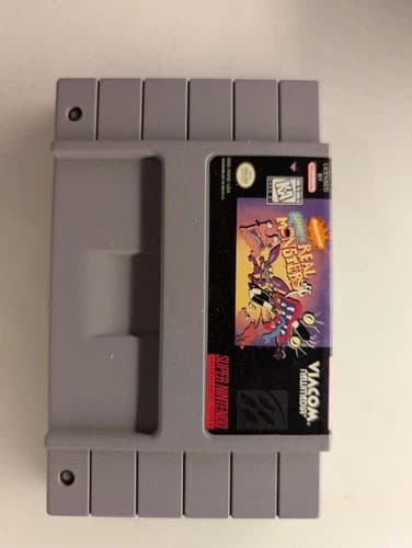 Viacom New Media AAAHH!!! Real Monsters Super Nintendo SNES NTSC-U/C