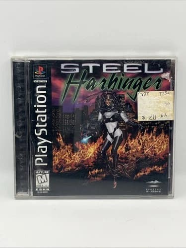 Steel Harbinger (Sony PlayStation 1 PS1, 1996) Complete CIB Tested Works