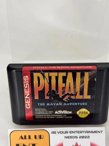 Pitfall: The Mayan Adventure (Sega Genesis) Authentic Game Cart Only