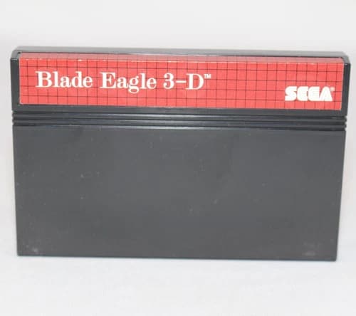 Blade Eagle 3-D Sega Master System Authentic! Great Condition! Tested!