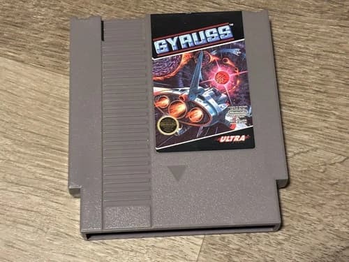 Gyruss Nintendo Nes Cleaned & Tested Authentic