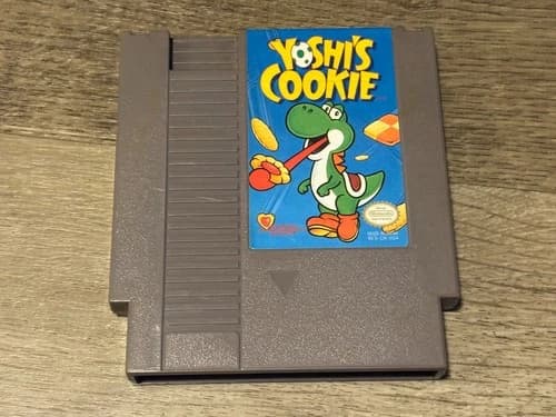 Yoshi's Cookie Nintendo Nes Cleaned & Tested Authentic