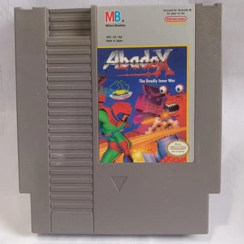 Abadox Nintendo Nes Game Cartridge Only Tested