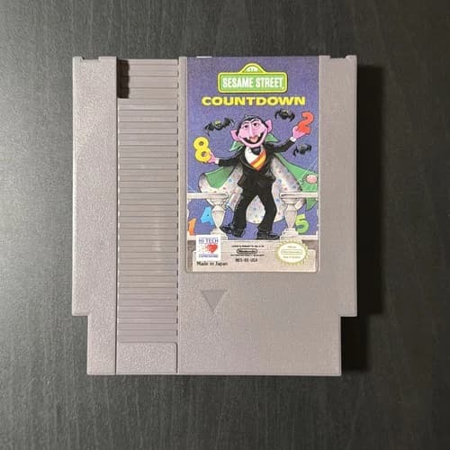 Sesame Street: Countdown (Nintendo Entertainment System, 1992) NES
