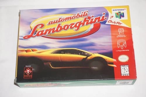 Automobili Lamborghini (Nintendo 64 N64) Complete in Box CIB