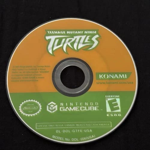 Teenage Mutant Ninja Turtles (GameCube, 2003) Disc Only