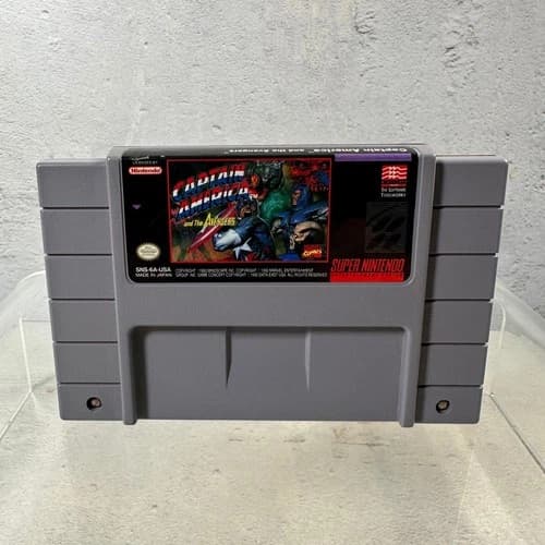 Captain America and the Avengers SNES Super Nintendo Video Game
