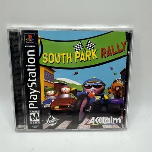Playstation One South Park Rally Game PS1 Tested & Works