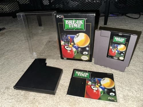 Break Time: The National Pool Tour (Nintendo 1993) NES - Completed CIB