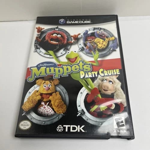 Jim Henson's Muppets: Party Cruise (Nintendo GameCube, 2003) Tested & Working
