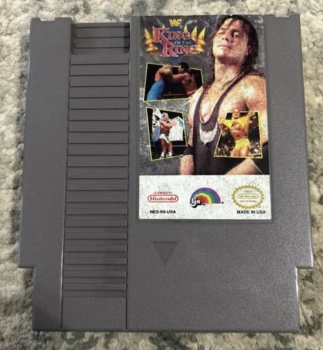 WWF King of the Ring NES Video Game Wrestling Nintendo Entertainment