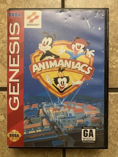 Animaniacs (Sega Genesis, 1994) Complete In Box