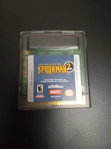 Spider-Man 2: The Sinister Six Game Boy Color Works Authentic Tested