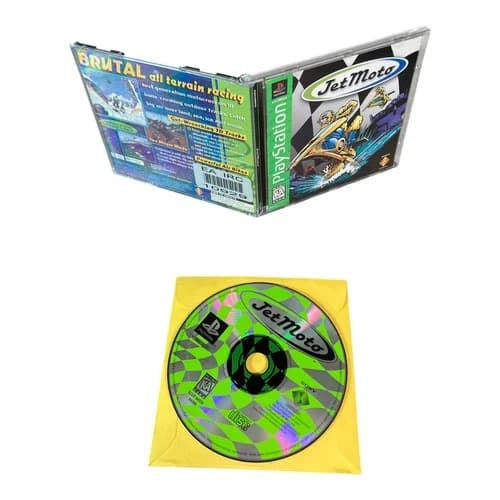 Sony PlayStation 1 PS1 CIB COMPLETE TESTED Jet Moto 1996 X