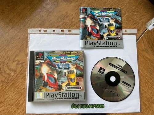 Micro machines v3 game ps1 sony PlayStation