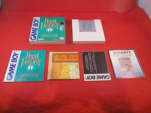 Final Fantasy Adventure (Nintendo Game Boy) COMPLETE w/Box manual map WORKS! #S