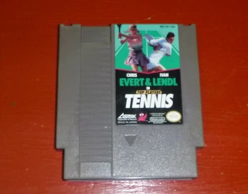 Top Players Tennis (Nintendo Entertainment System, 1990 NES)-Cart Only