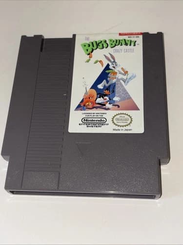The Bugs Bunny Crazy Castle (Nintendo NES, 1989) Authentic Cartridge Only Tested