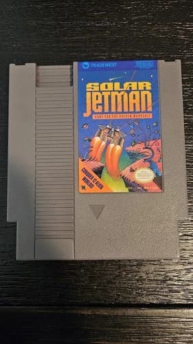 Solar Jetman: Hunt for the Golden Warpship (Nintendo NES, 1990) *TESTED*