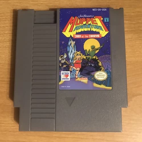 Muppet Adventure: Chaos At The Carnival - Nintendo NES - Cartridge Only - TESTED