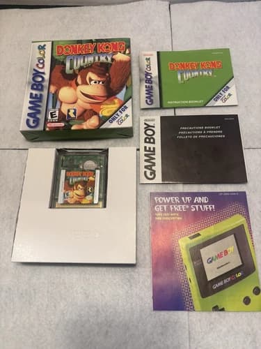 Donkey Kong Country - Game Boy Color - Complete CIB - Tested Working