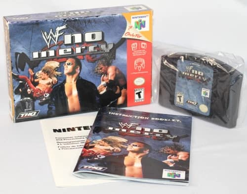 WWF No Mercy N64 Nintendo 64 Complete CIB Authentic! Great Condition! Rare!