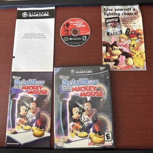 Disney's Magical Mirror Starring Mickey Mouse (Nintendo GameCube, 2002) Complete