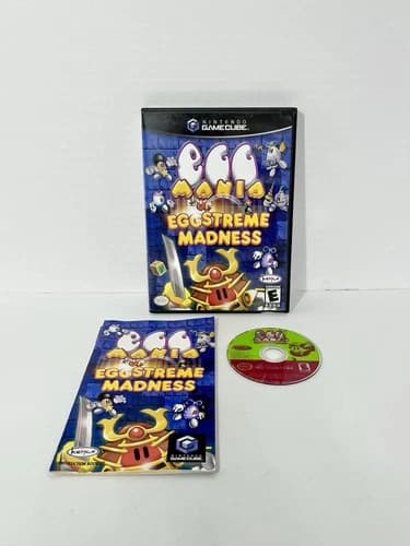 Egg Mania Eggstreme Madness (Nintendo GameCube 2002) Complete CIB Tested