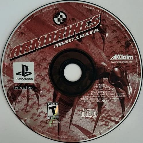 Armorines: Project S.W.A.R.M. (Sony PS1) DISC ONLY | NO TRACKING | M412