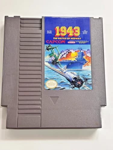 1943 The Battle of Midway - 1988 NES Nintendo - Game Cartridge Only!