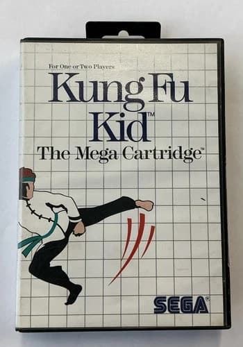 Kung Fu Kid Sega Master System Complete Tested -- S2G --
