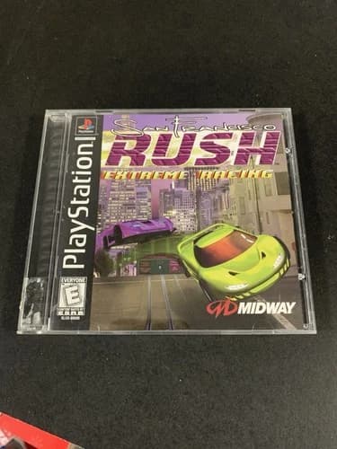 San Francisco Rush Extreme Racing Sony Playstation 1 PS1 Complete Game