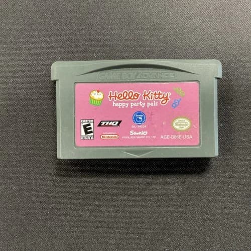 GBA Hello Kitty: Happy Party Pals Game Boy Advance Nintendo GBA Authentic Tested