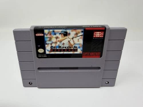 Cal Ripken Jr. Baseball (SNES, 1992) Cart Only Tested And Works