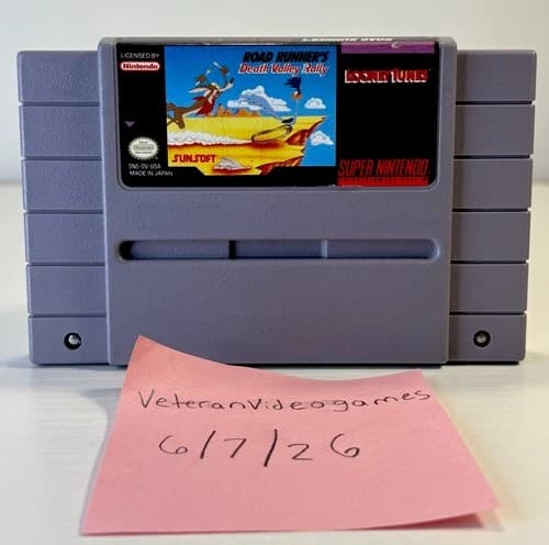 Road Runner's Death Valley Rally SNES (Super Nintendo Entertainment System)
