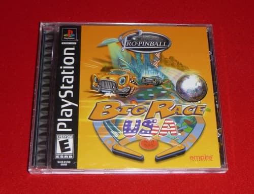 Pro Pinball Big Race USA (Sony PlayStation 1, 2000 PS1)-Complete