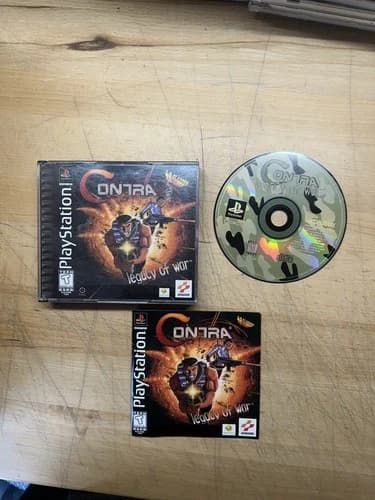 Contra: Legacy of War (Sony PlayStation 1, 1996) PS1 Complete W/ Manual CIB
