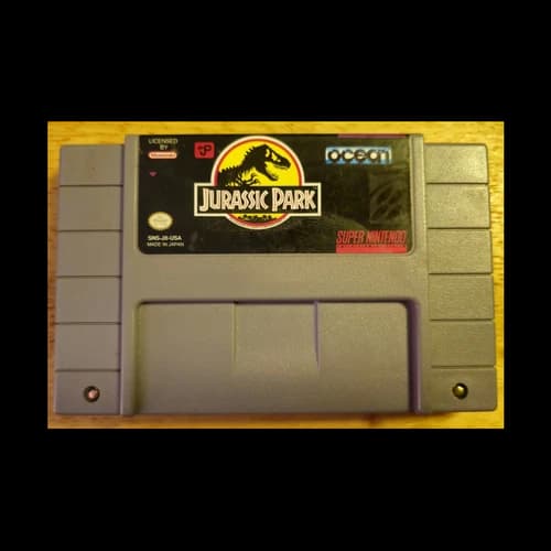 Jurassic Park Jurassic Park Series SNES Game Cartridge NTSC-U/C