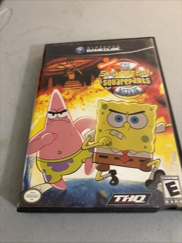 The SpongeBob SquarePants Movie Nintendo GameCube. CIB, Tested Works, Scratched