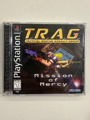 TRAG T.R.A.G. Mission of Mercy (PLAYSTATION 1 PS1) VERY GOOD